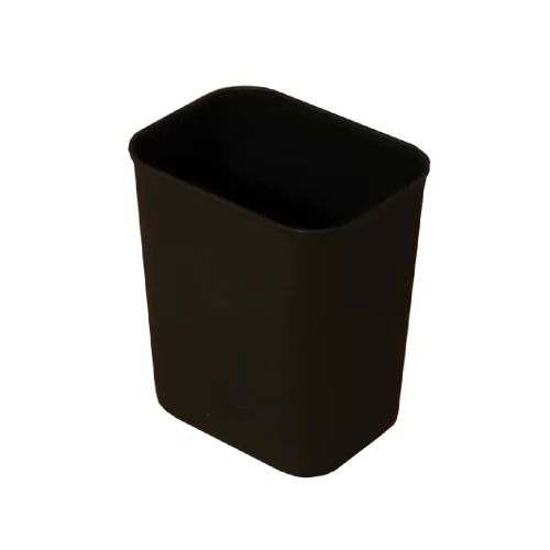 Papelero Plástico Negro 13 litros Macasi